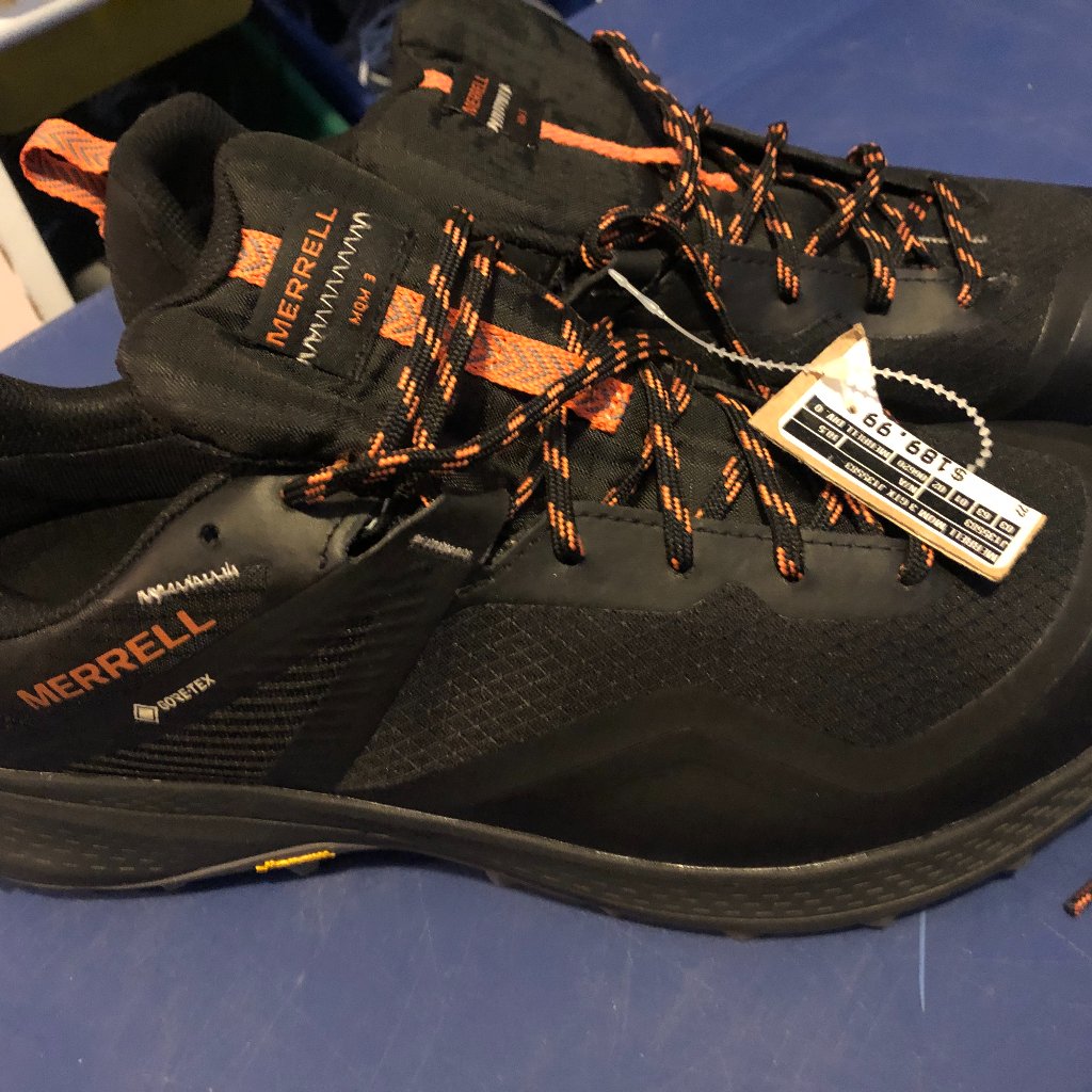 Merrell Mqm 3 Gore-Tex J135583 Black/Orange Men 10.5 Us Brand New Shoes